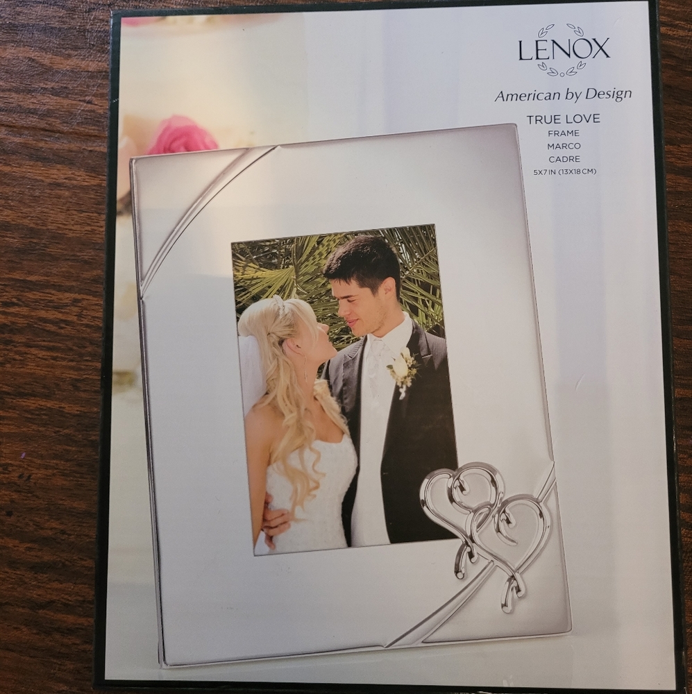 Lenox True Love Picture Frame SilverPlate